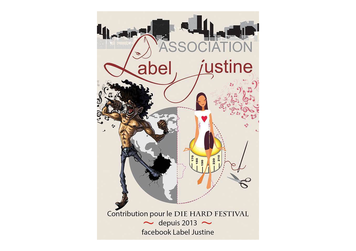 ASSOCIATION LABEL JUSTINE